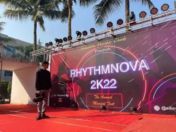 Rhythmnova 2K22 stage at college