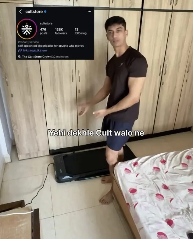 Creator Chirag on the Cult WalkPad